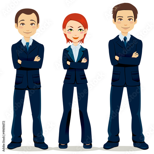 Confident Business Team