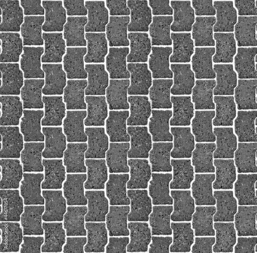 Real seamless pavement - pattern