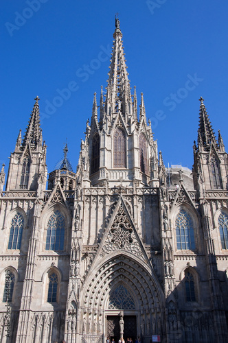 Cathedral of the Holy Cross and Saint Eulalia. Barcelona.