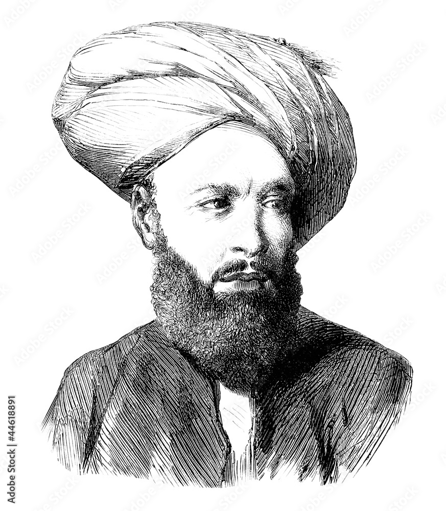 Obraz premium Portrait : Sultan - 19th century