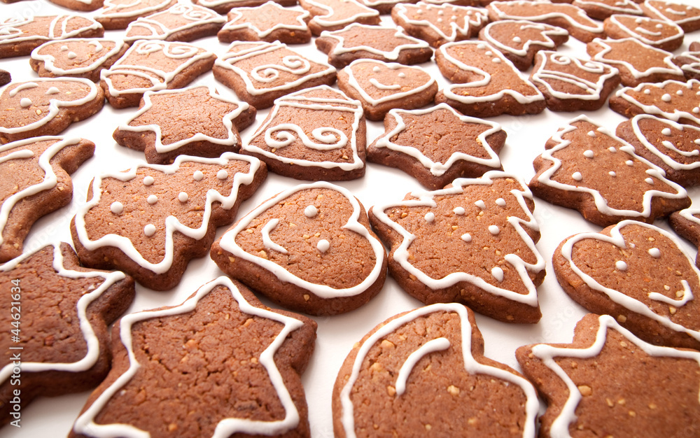 Different Shapes of Gingerbread Cookies Different Shapes of Gingerbread Cookies