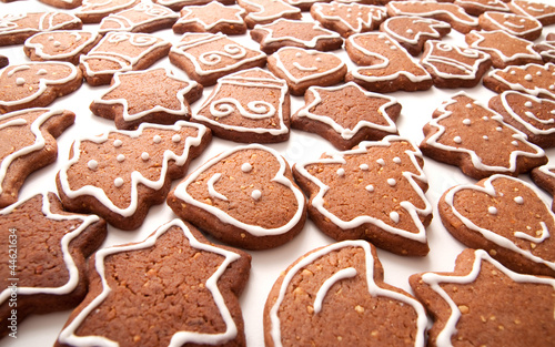 Different Shapes of Gingerbread Cookies