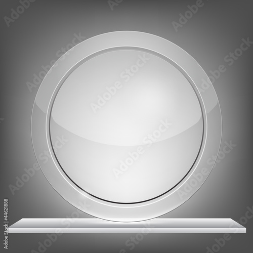 Glass button