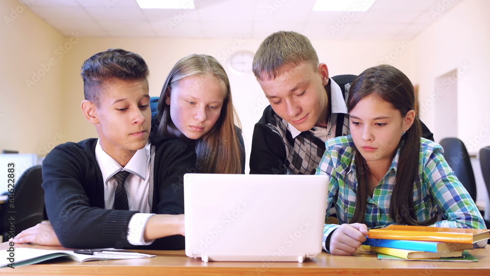 students high school having conversation in the classroom students high school having conversation in the classroom