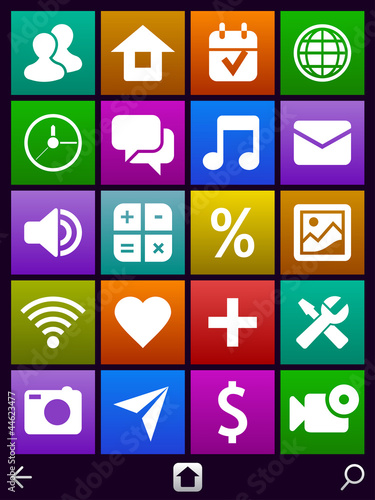 icons for web, smartphone and pocket pc