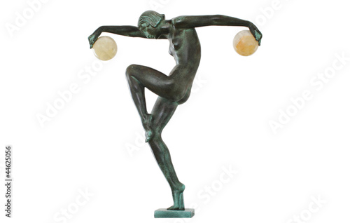 Art Deco Dancing Figurine with two Balls