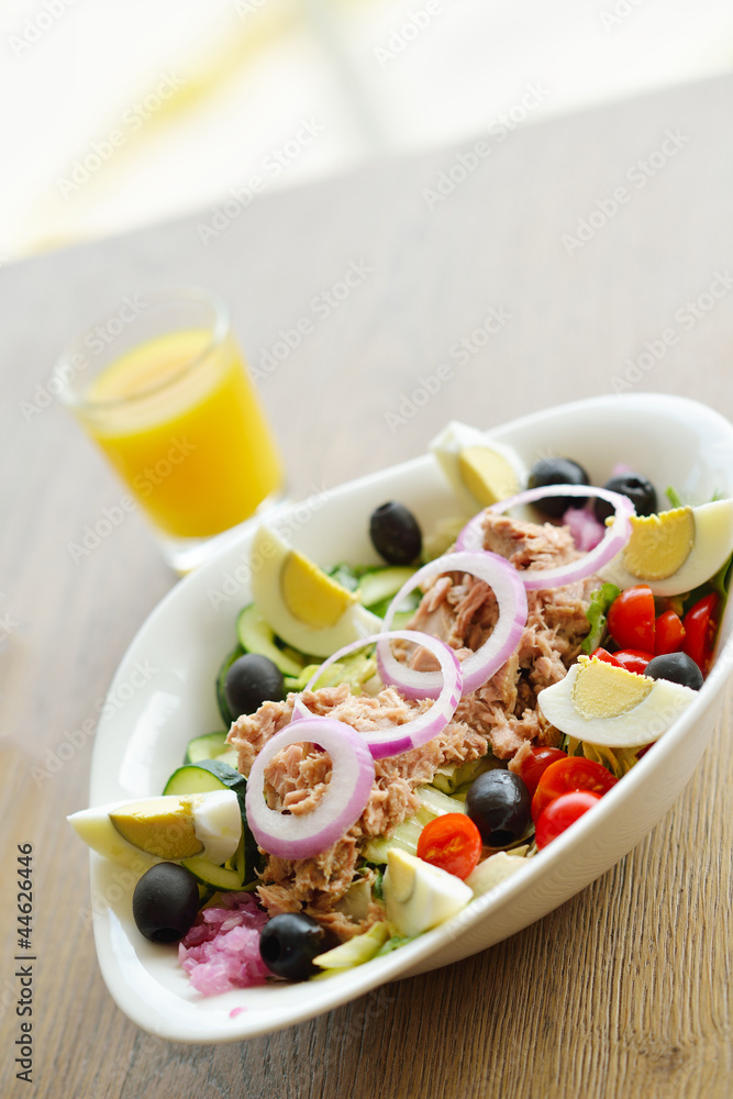 tuna salad with vegetables tuna salad with vegetables