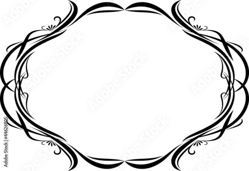 Elegant oval frame