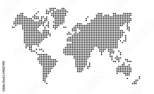 abstract the world map background