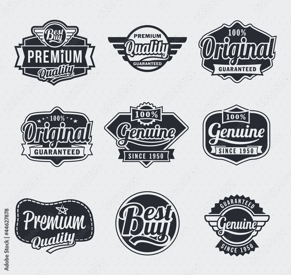 Obraz premium Retro Vintage labels