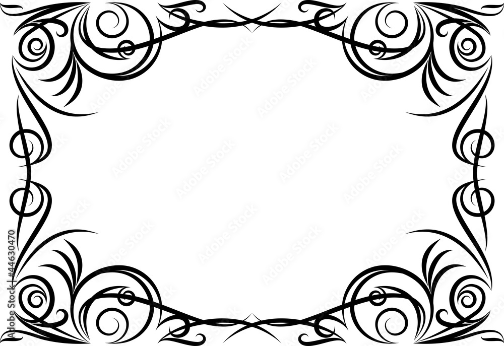 Fototapeta premium Elegant decorative frame.