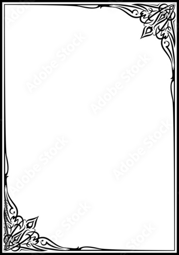 Elegant decorative frame.