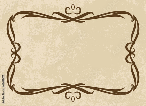 Elegant vintage frame