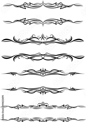 collection of stylish decor elements