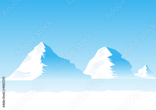 Icebergs , vector file