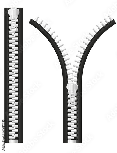 zipper vector illustration