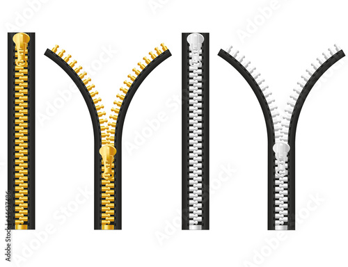 zipper vector illustration