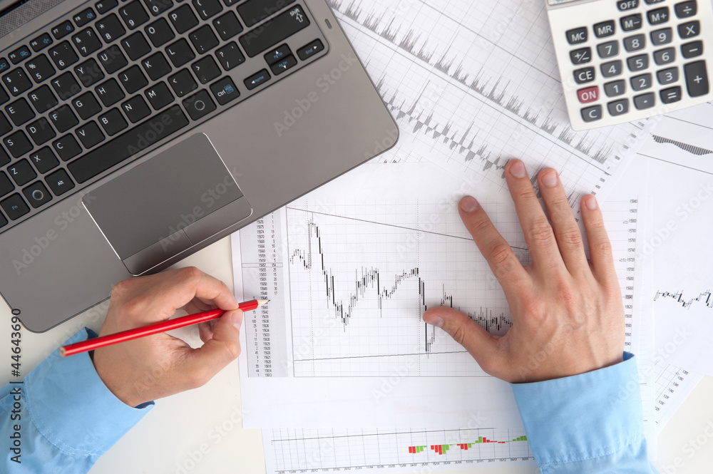 Stock market graphs monitoring Stock market graphs monitoring