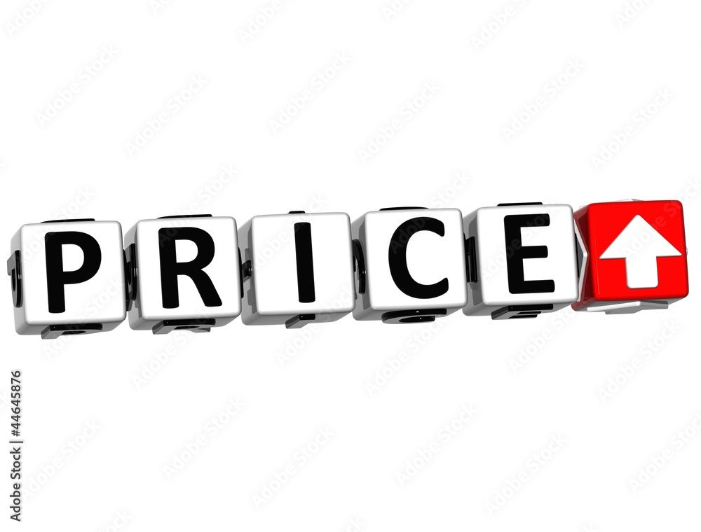 3D Price Button Click Here Block Text 3D Price Button Click Here Block Text