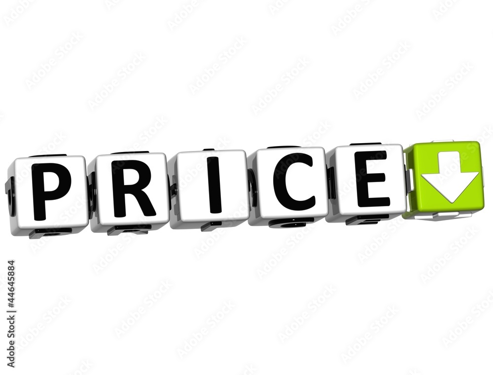 3D Price Button Click Here Block Text 3D Price Button Click Here Block Text