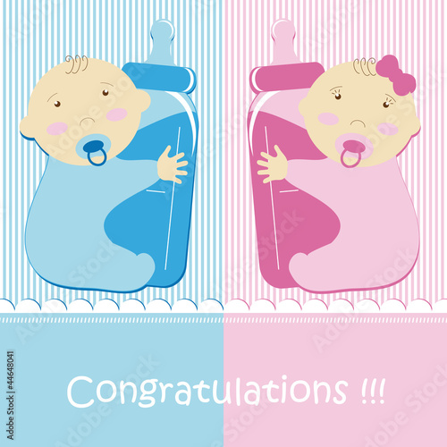 Twins Baby Boy And Girl