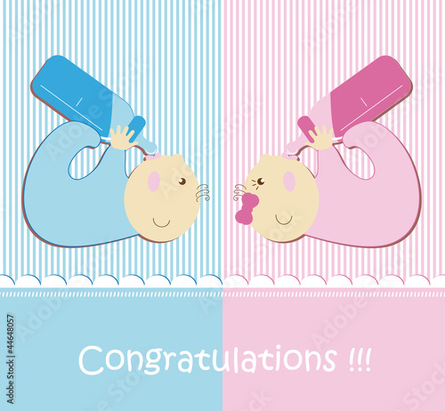 Twin Baby Boy And Girl