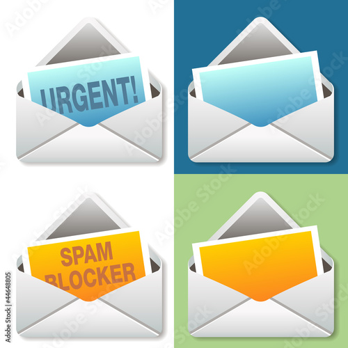 Email Icon Message Set