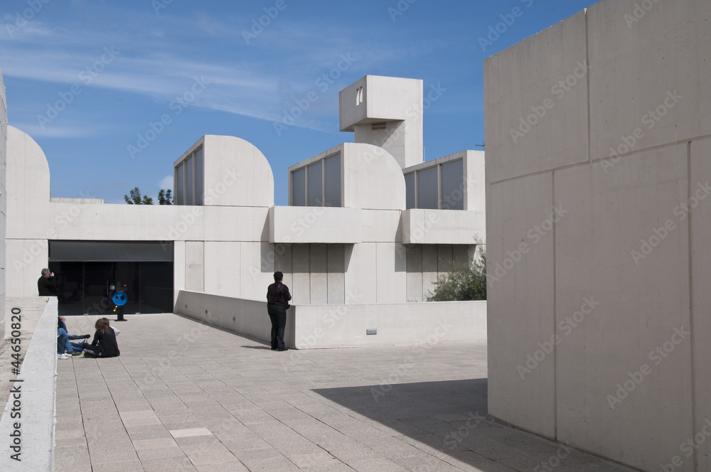 Fototapeta premium Museum, Montjuic, Barcelona, Spanien