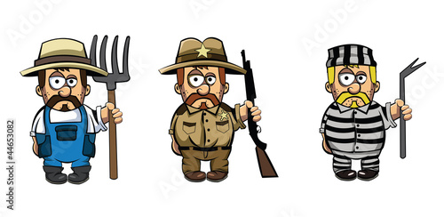 Three men