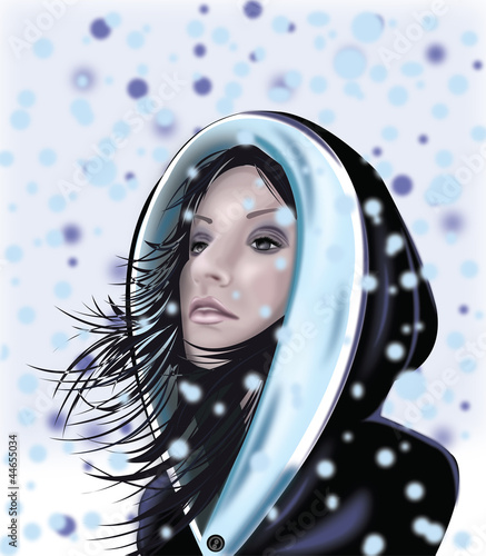 Girl in the hood