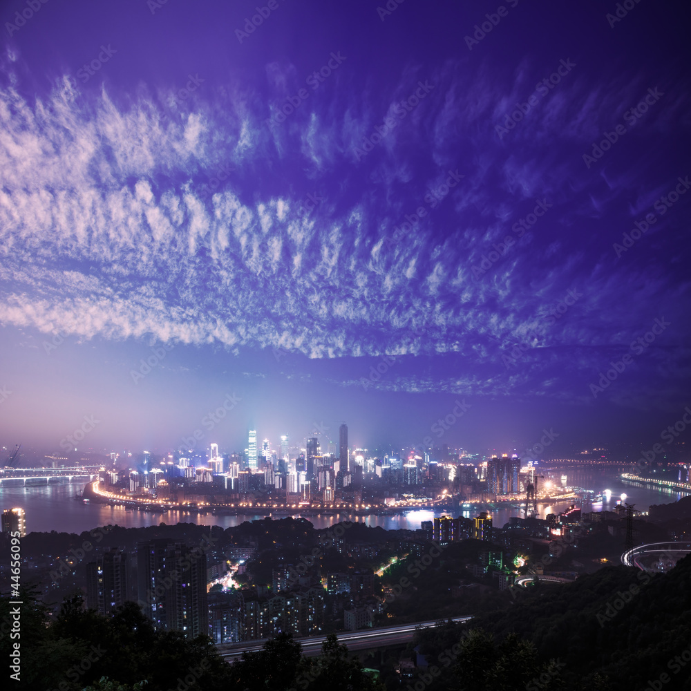 Fototapeta premium night scene of Chongqing