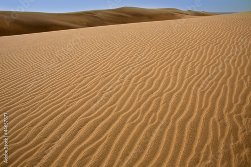 Desert dunes sand in Maspalomas Gran Canaria © lunamarina