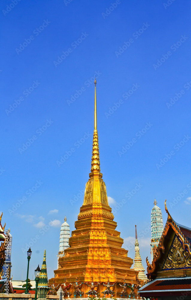 Pagoda at Wat Phra Kaew, Thailand