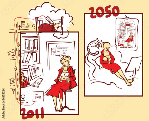 Nursing and pumping