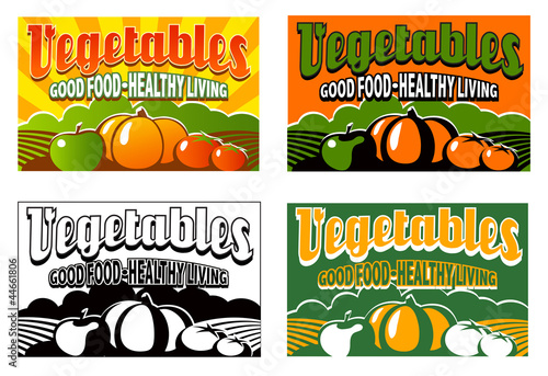 vintage vegetable crate label