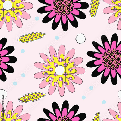 bright daisies pattern