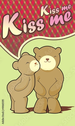kiss me bear