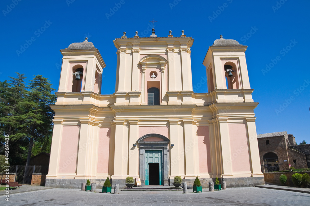 Basilica of St. Sepolcro. Acquapendente. Lazio. Italy.