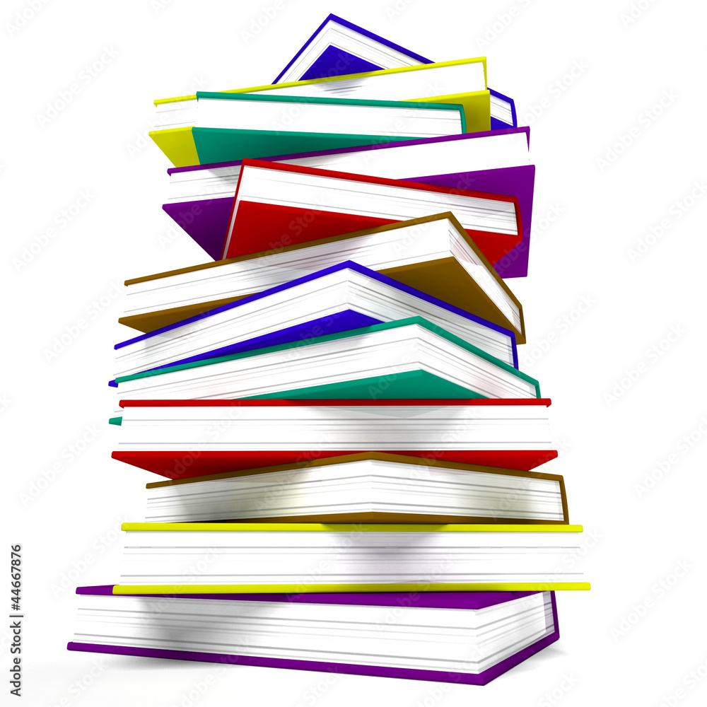 Stack Of Books Representing Learning And Education Stack Of Books Representing Learning And Education