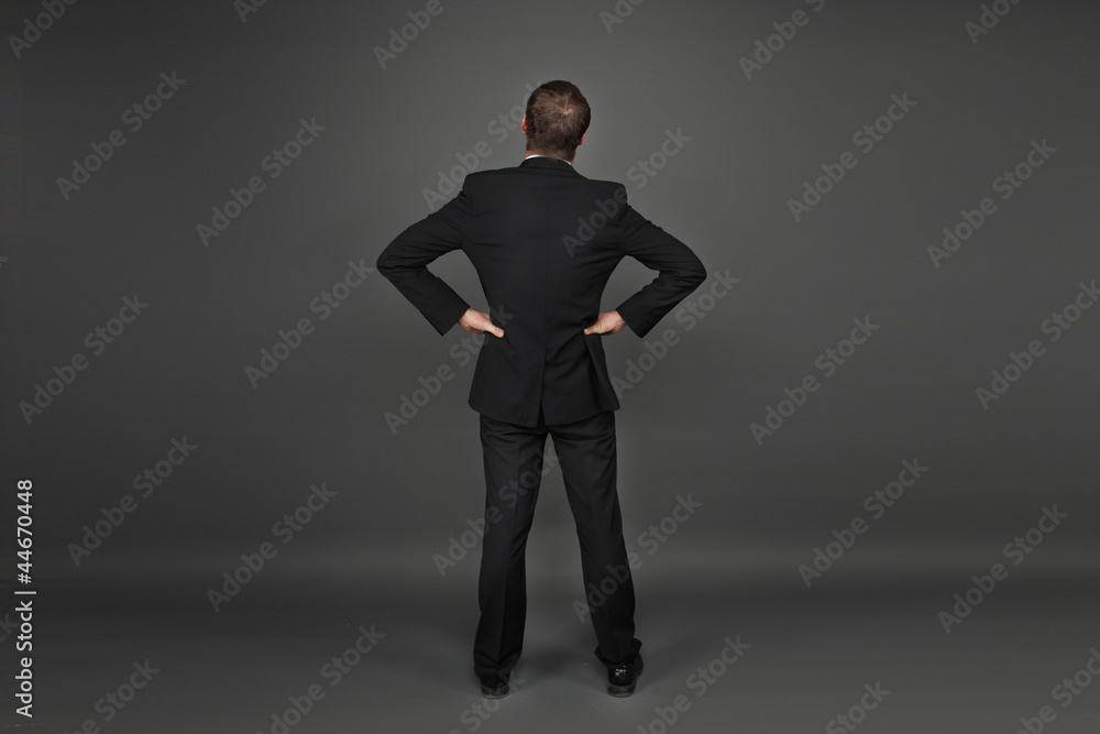 Businessman on the Wall Businessman on the Wall