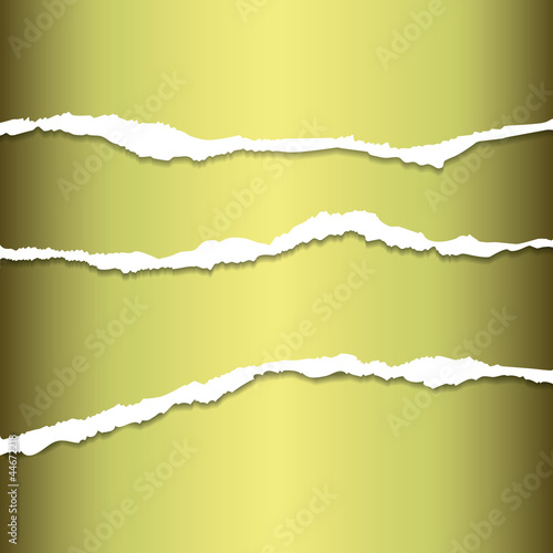 Golden tear paper