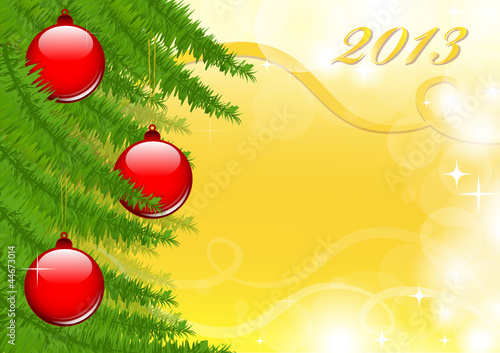 weihnachtshintergrund rote kugeln 2013