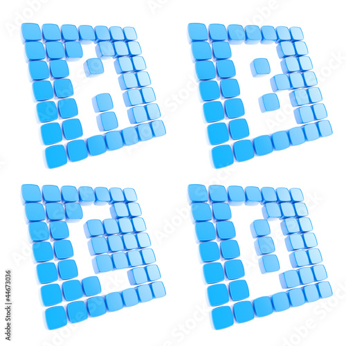 Abc letter symbol plates ma...