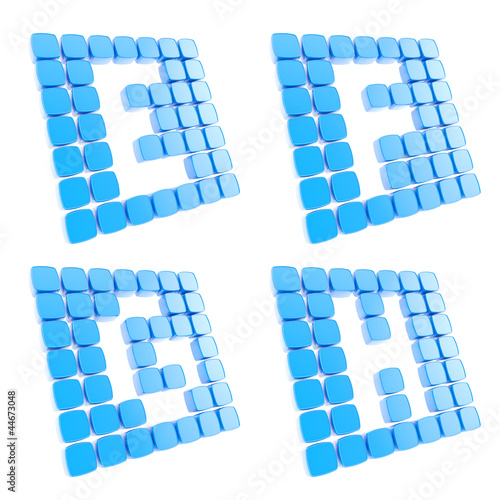 Abc letter symbol plates ma...