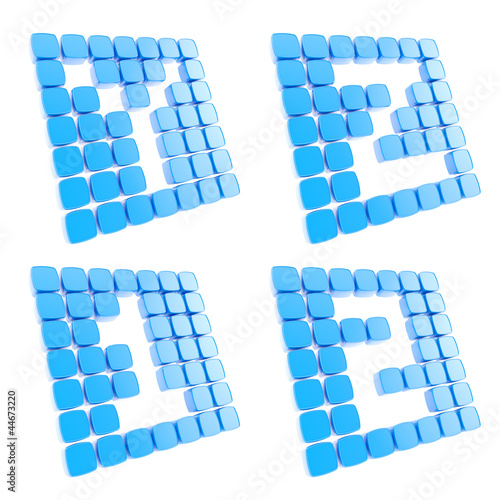 Abc letter symbol plates ma...