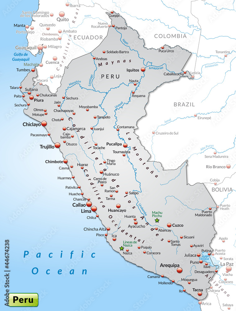 Peru und Umgebung