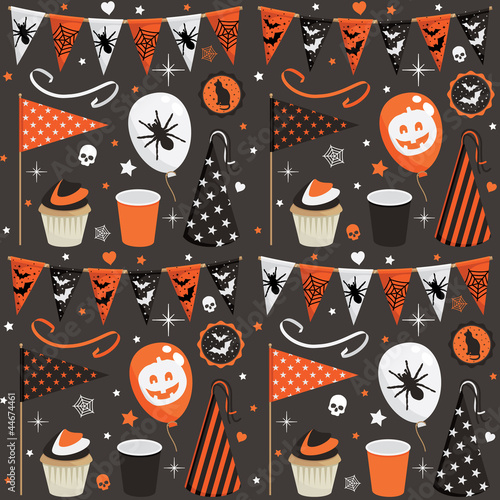 halloween party pattern