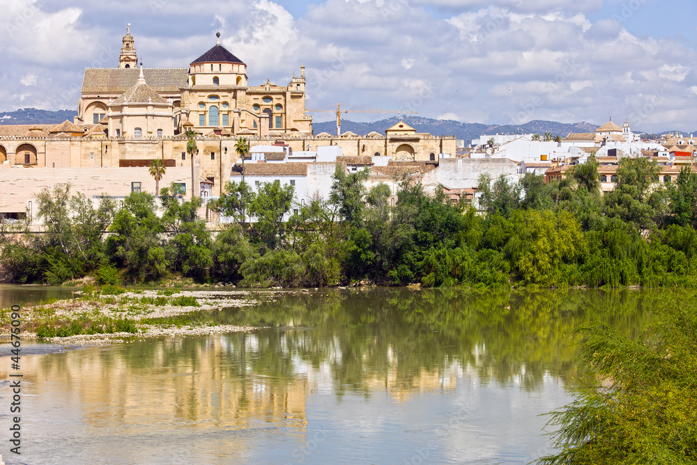 Mezquita Cathedral by the River in Cordoba