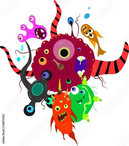 fantastic toilet monsters microbes
