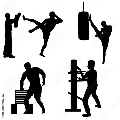 Karate training